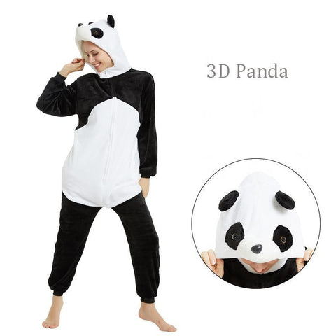 Panda Flannel Pajamas