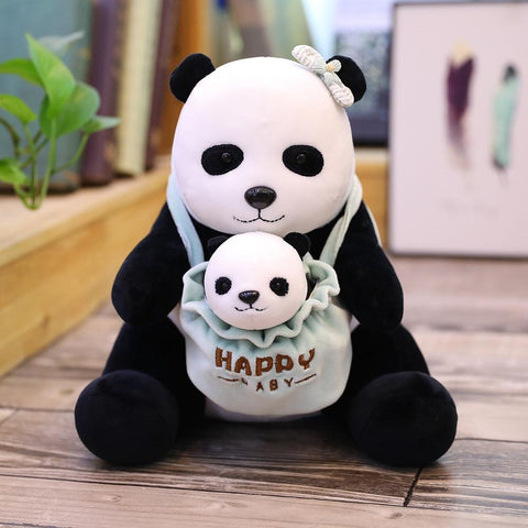Panda Plush Mother & Child