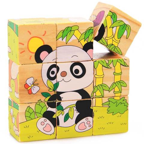 Panda Puzzle 3D Wooden