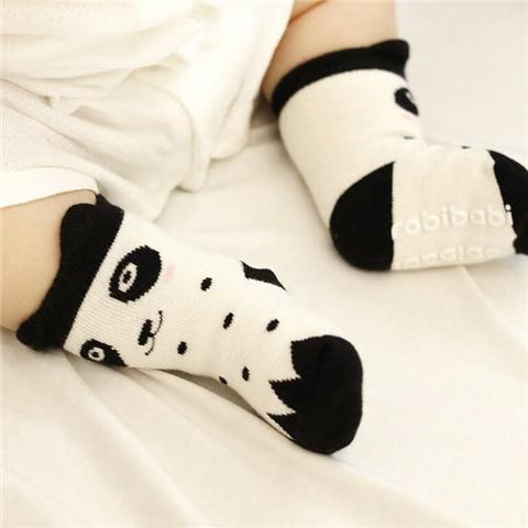 Panda Socks Baby Head and Peas