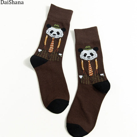 Panda Socks Brown