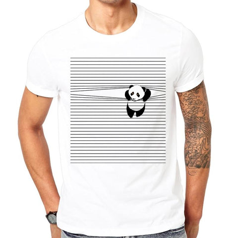 Panda T shirt Mens