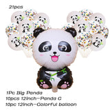 Panda with Balloon Ornament