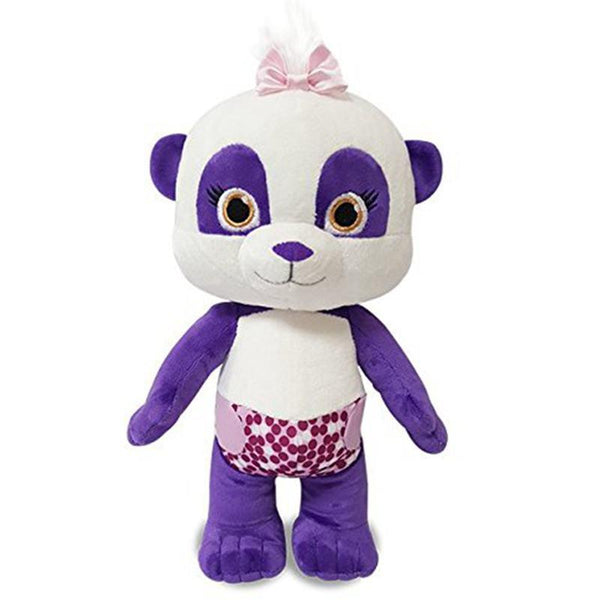 Purple panda plush on sale