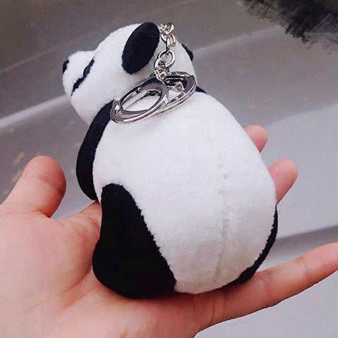Stuffed Panda Keychain