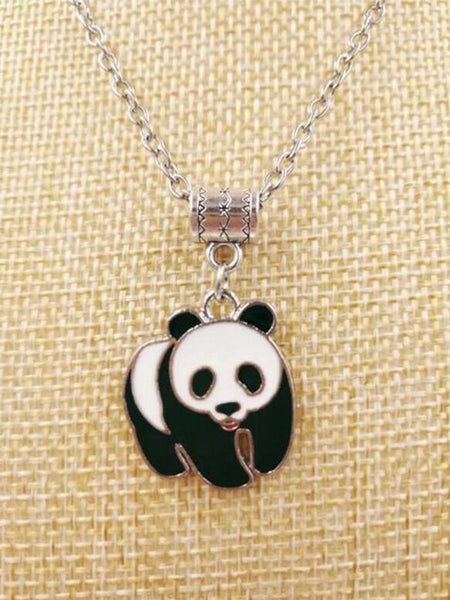 Cute on sale panda necklace