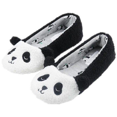 Womens Panda Slippers